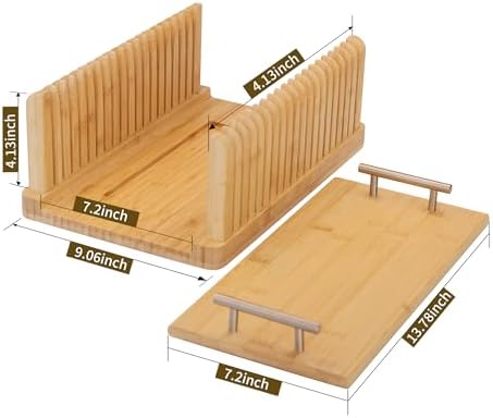 YioQio Bread Slicer with Cutting Board
