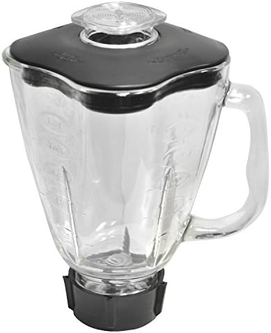 6 Piece Glass Blender Jar Set Replacement