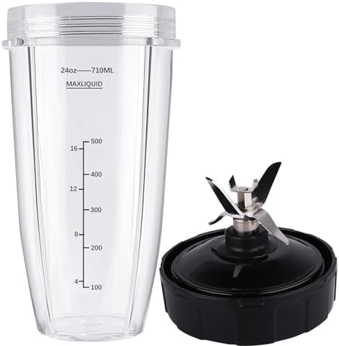 Blender Replacement Parts for Ninja 24oz Cup and Blade Set