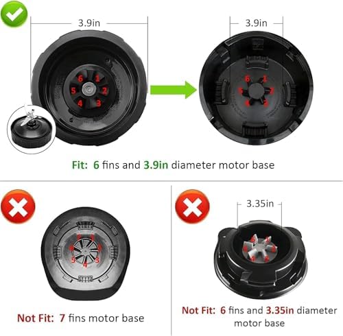 6 Fin Male Blade for Ninja Blender