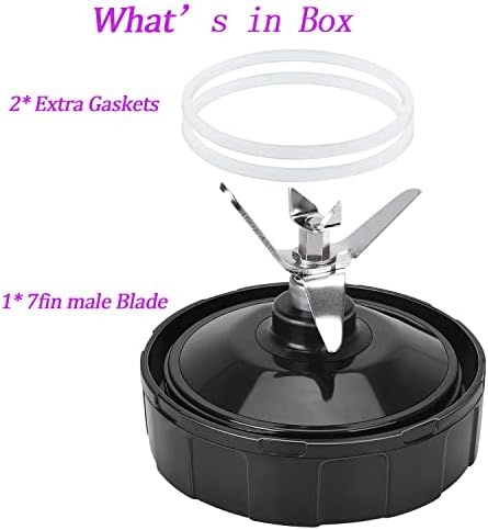 Upgrade Replacement 4 Inch Male 7 Fins Blender Blade