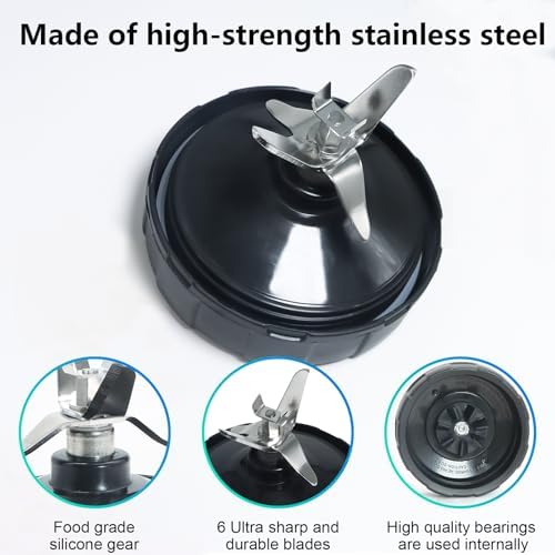 7 Fins Blender Blade Replacement for Ninja Auto iQ 1