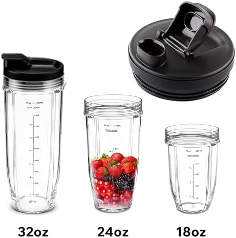 2Pcs Replacement Lids for Ninja Blender