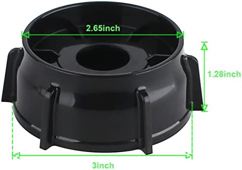 Replacement Parts 5 Cup Square Plastic Jar With Lid
