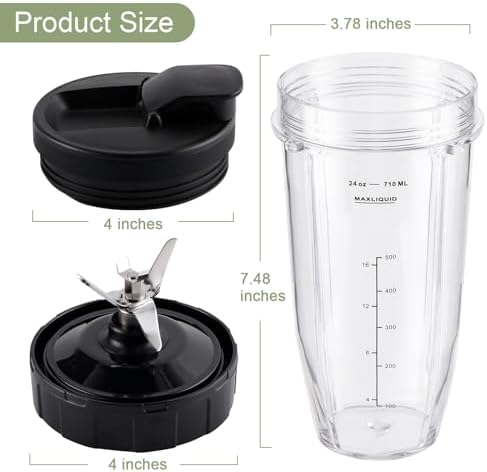 5 Piece Blender Replacement Parts Set