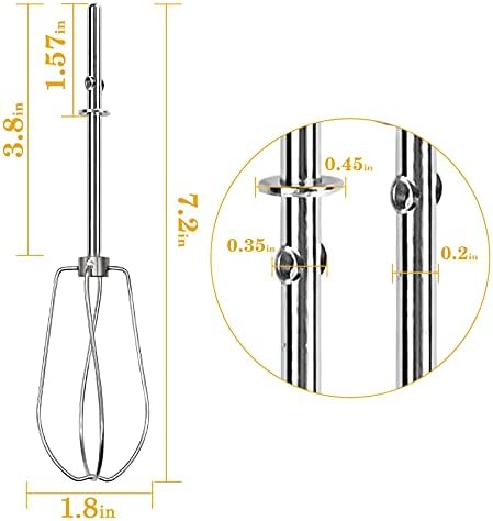 ANTOBL Hand Mixer Turbo Beaters Replacement