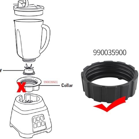 Replacement Parts Cross Blade and Base Bottom Cap for Hamilton Beach Blenders