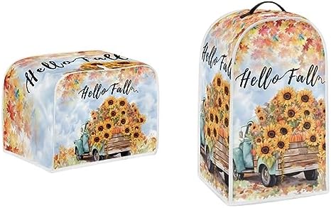 FUIBENG Fall Kitchen Appliance Dust Cover
