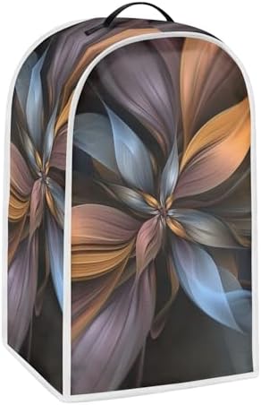 Brown Flower Blender Cover Dust Proof