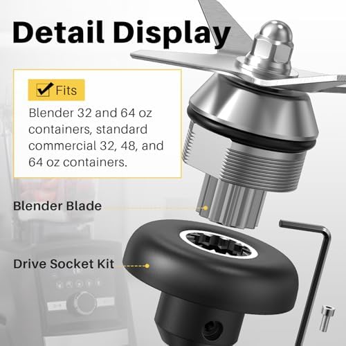 Blade Replacement for Vitamix 64oz and 32oz Containers