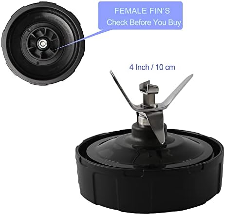 6-Fin Ninja Blender Blade Replacement for BL450