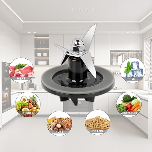 Replacement Blender Blade Assembly with 3 Gaskets for Cuisinart