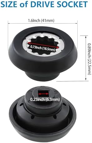 2 Packs Blender Drive Socket Kit Replacement
