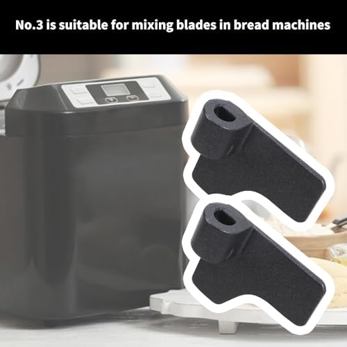 2 Pieces Metal Mixing Paddle for Bread Machine Replacement
