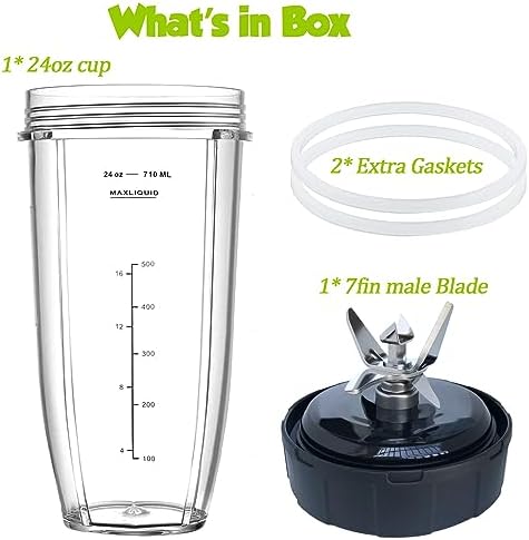 Replacement Blender Blade and 24oz Cup Set