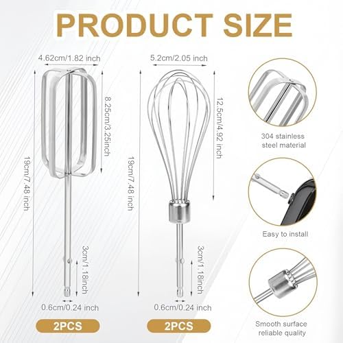6-Pack Hand Mixer Attachments Replacement