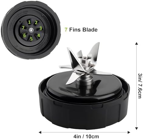 7 Fins Blender Blade Replacement for Ninja