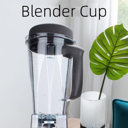 Blender Cup 64oz Transparent Container with Blade and Lid Replacement for Vitamix