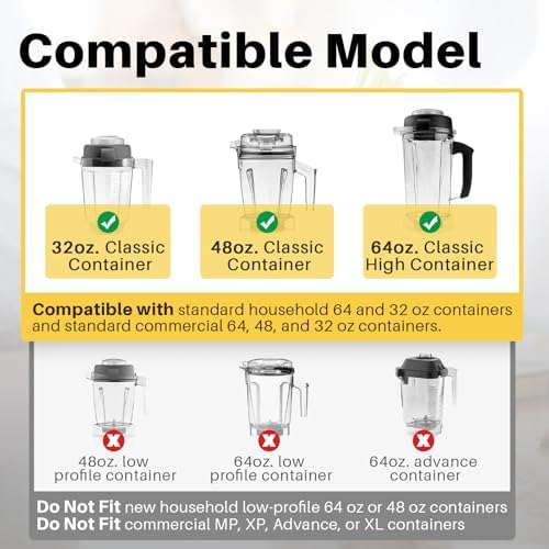 Blade Replacement for Vitamix 64oz and 32oz Containers