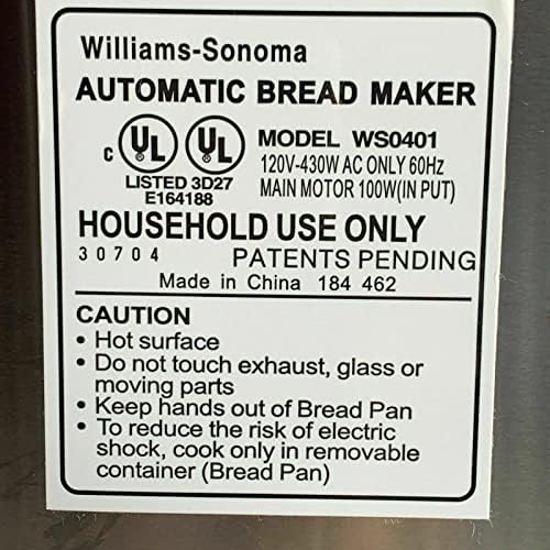 TacPower Williams Sonoma Bread Machine Pan SEAL Gasket Replacement