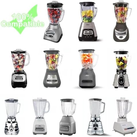 6 Cup Blender Glass Jar Replacement for Oster Osterizer