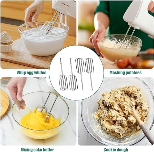 Hand Mixer Beaters Replacement 2 Pack