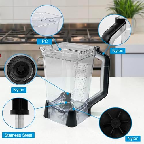 72 oz Blender Pitcher Replacement for Ninja BL610 BL710WM BL710WMC