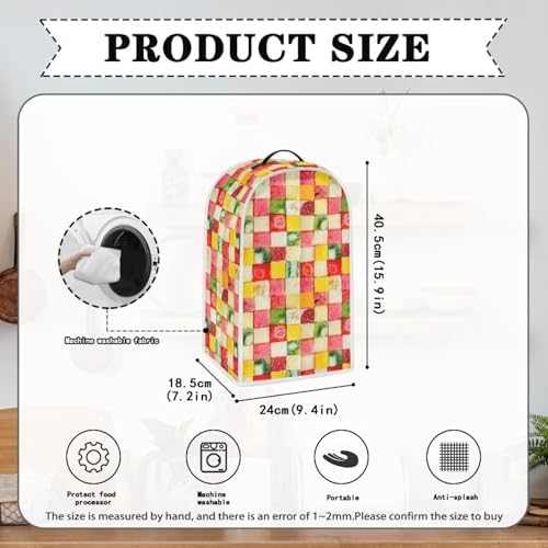 Blender Cover with Durable Handle for Kitchen Appliance