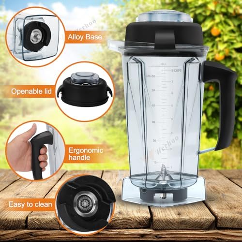 Fit for Vitamix Blender Pitcher 64OZ Replacement