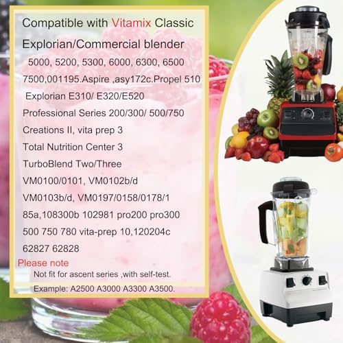 64oz Blender Pitcher Jar for Vitamix