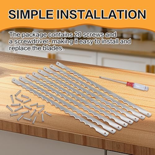 Bread Bow Knife Replacement Blades 8 Pcs