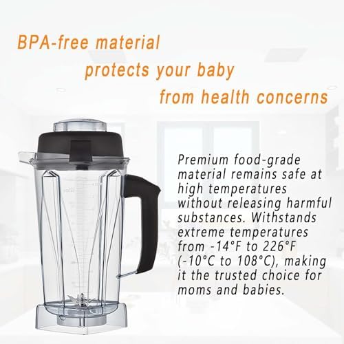 EastFune 64Oz Blender Container Replacement