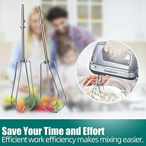 Stainless Steel Hand Mixer Beaters Set of 2