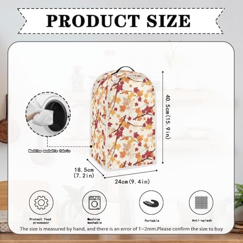 Maple Leaves Blender Dust Cover