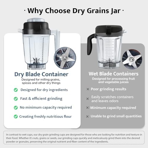 Sacumea Dry Grains Container 32 oz