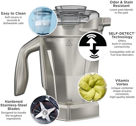 Vitamix 48-Ounce Stainless Steel Blending Container