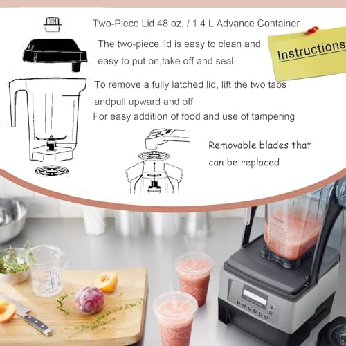 48oz Blender Pitcher Compatible with Vitamix