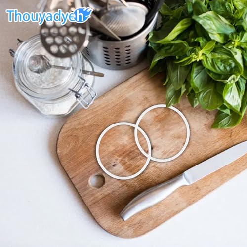 2 PCS White O-Ring for Magic-Bullet Blender Replacement