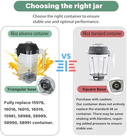 Sacumea 48oz Blender Pitcher Replacement