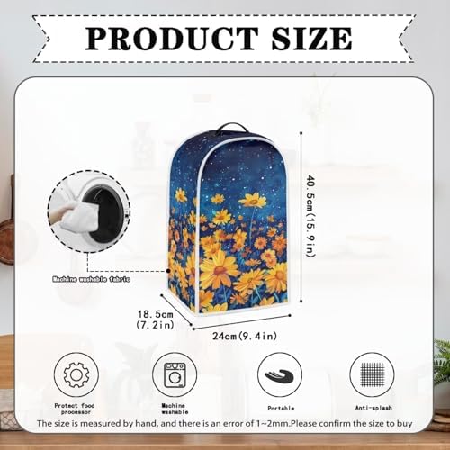 Annejudy Daisy Floral Blender Cover
