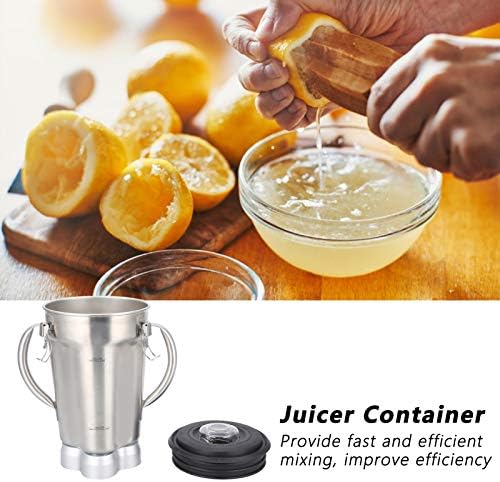 4L Juicer Container with 2 Handles and Blade
