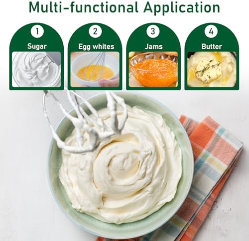 Stainless Steel Hand Mixer Accessories 6-Piece Set