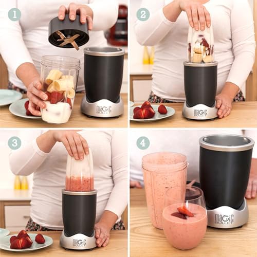 Poweka MB1001 Replacement Cups with Lids 3 Pack