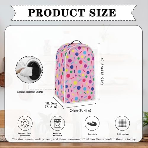 Polka Dots Blender Dust Cover with Handle