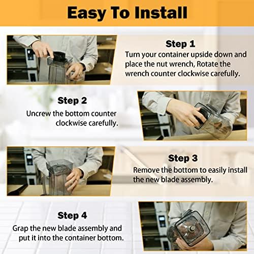 Vitamix 5200 Series Wet Blade Assembly 1