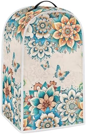 Boho Flower Blender Dust Cover with Handle