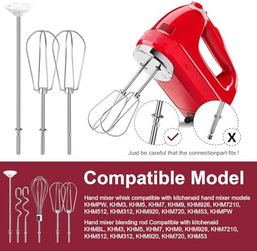 Stainless Steel Hand Mixer Set of 6