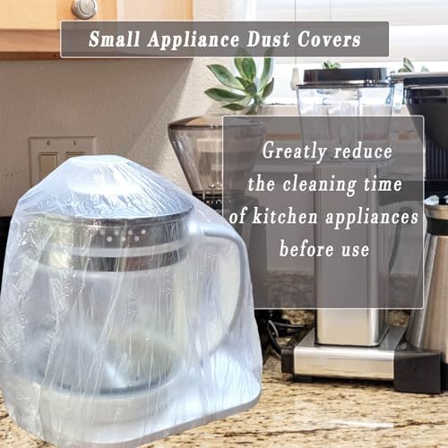 STAYWILD 60 Pcs Clear Small Appliance Dust Covers