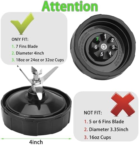 2-Pack Ninja Blender Replacement Blades