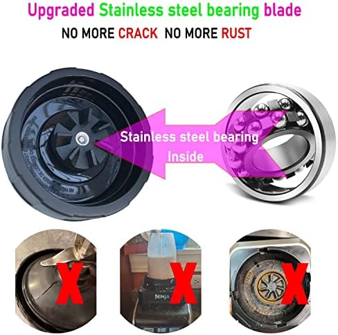 Replacement Blender Blade 24oz Cups for Ninja Foodi Power Blender